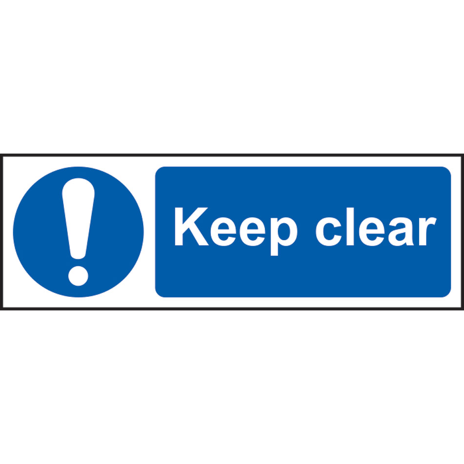 Keep clear - RPVC (600 x 200mm)