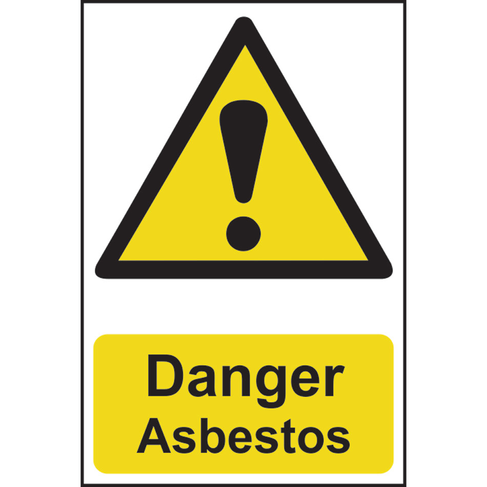 Danger Asbestos - PVC (200 x 300mm)