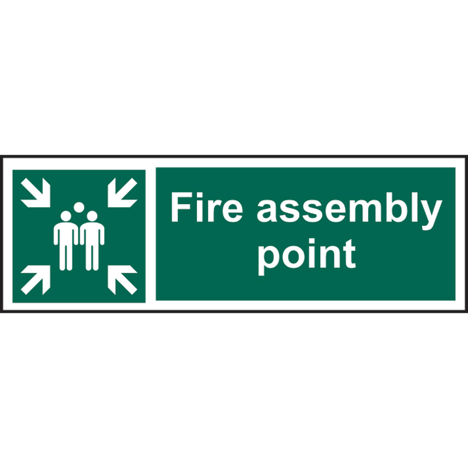 Fire assembly point - SAV (300 x 100mm)