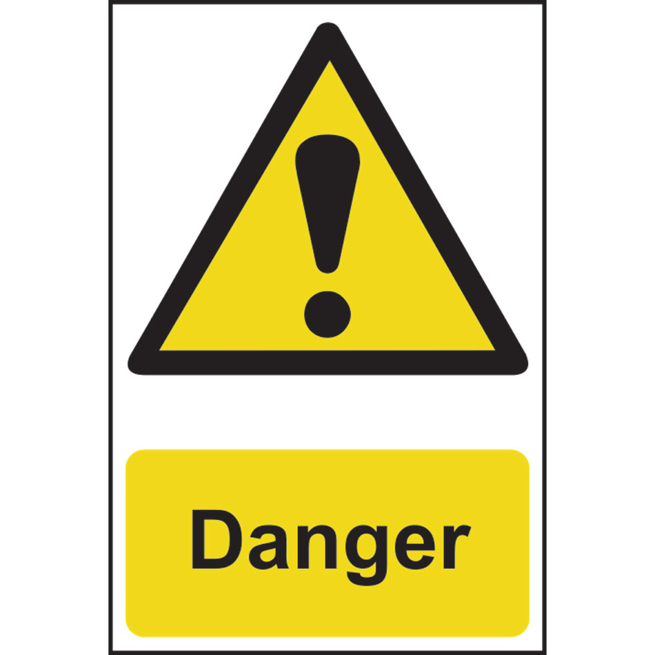 Danger - PVC (200 x 300mm)