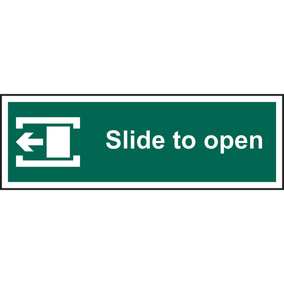 Slide to open (left) - RPVC (300 x 100mm)