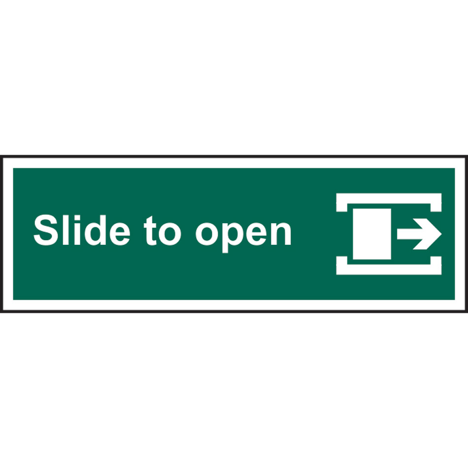 Slide to open (right) - SAV (300 x 100mm)