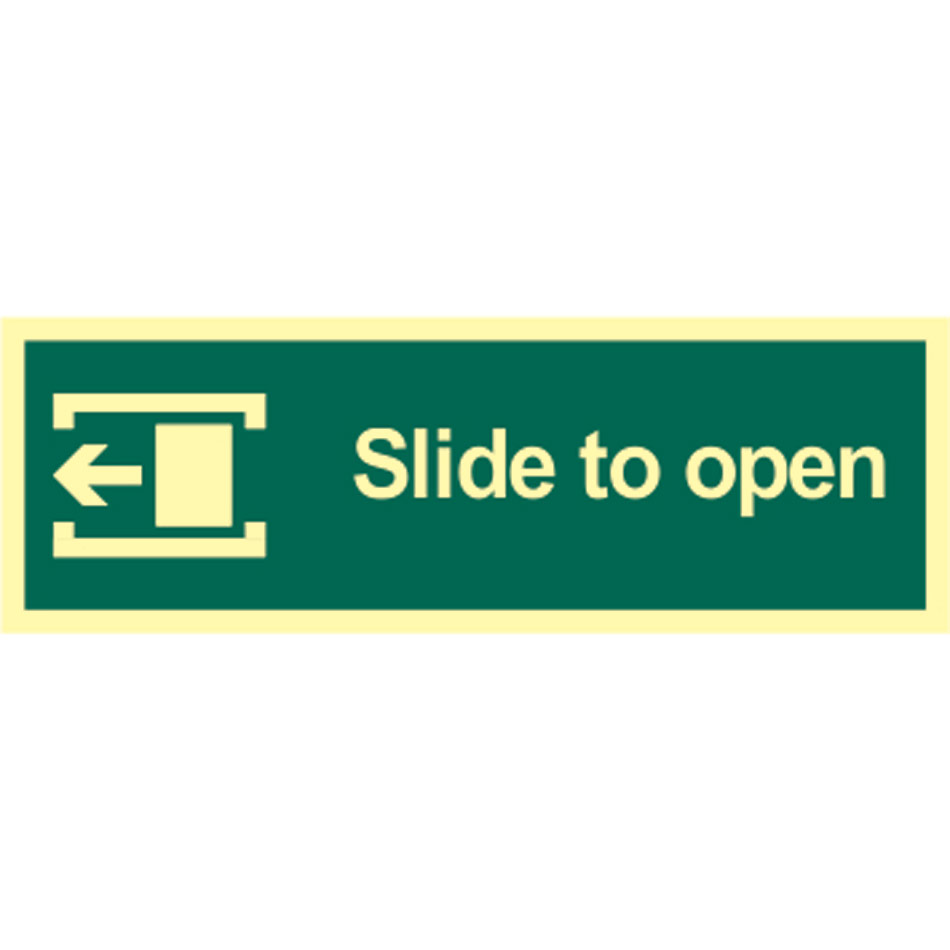 Slide to open (left) - PHO (300 x 100mm)