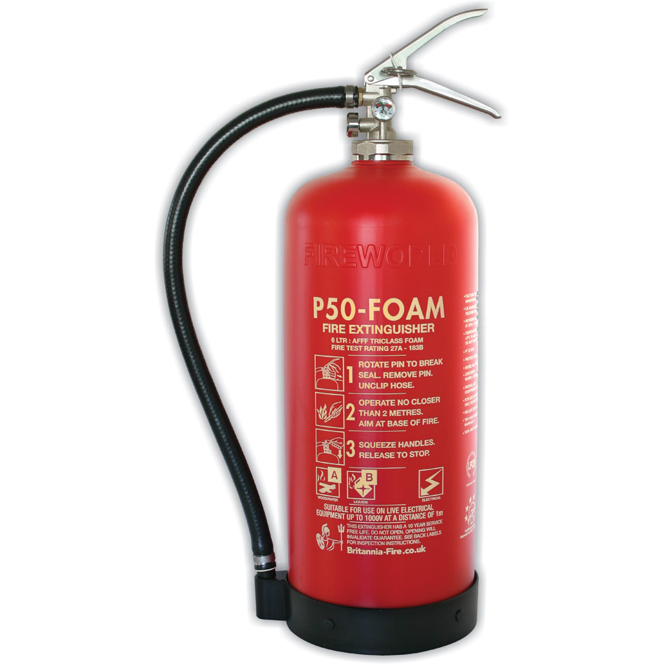 Standard P50 Foam Afff Extinguisher 6l 27a 183b First Safety