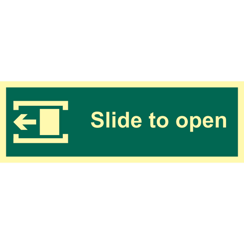 Slide to open (left) - PHS (300 x 100mm)