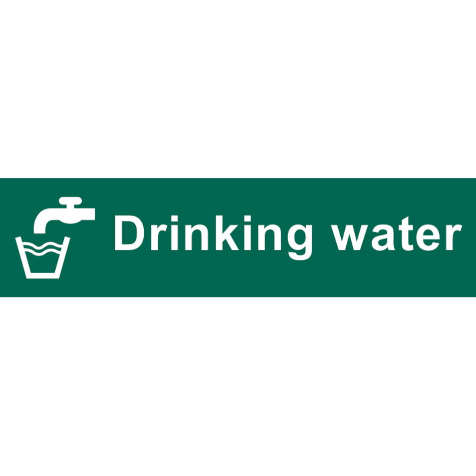 Drinking water - PVC (200 x 50mm)