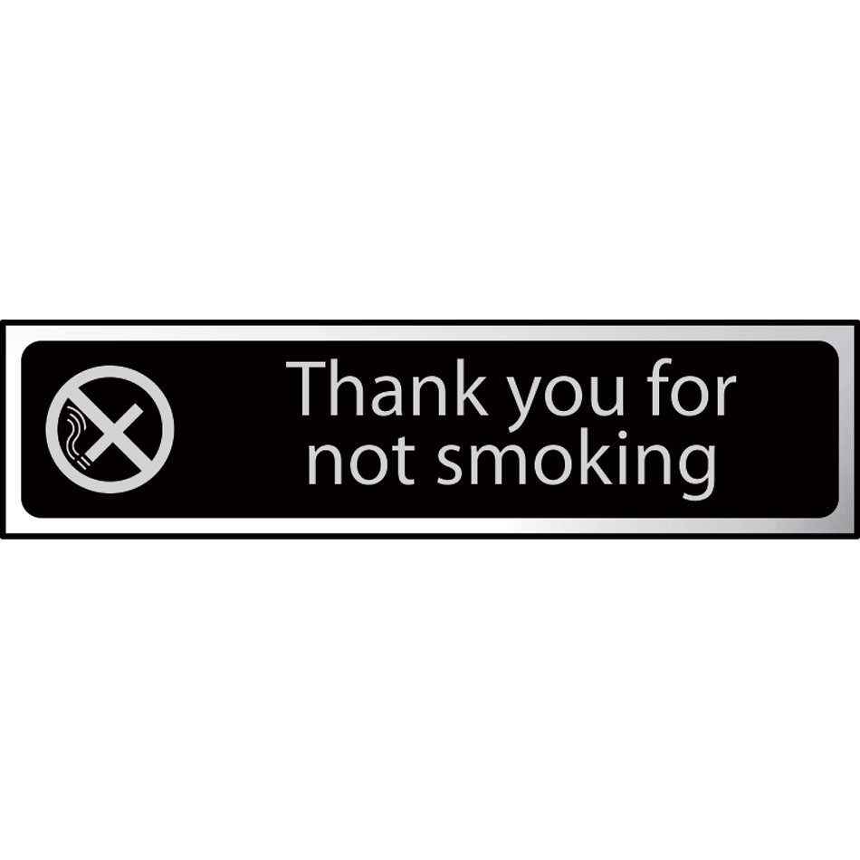 Thank you for not smoking - CHR (200 x 50mm)