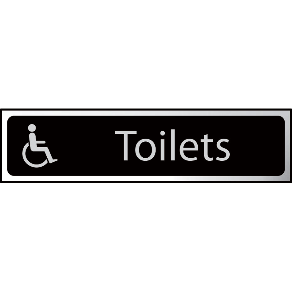 Toilets (disabled logo) - CHR (200 x 50mm)