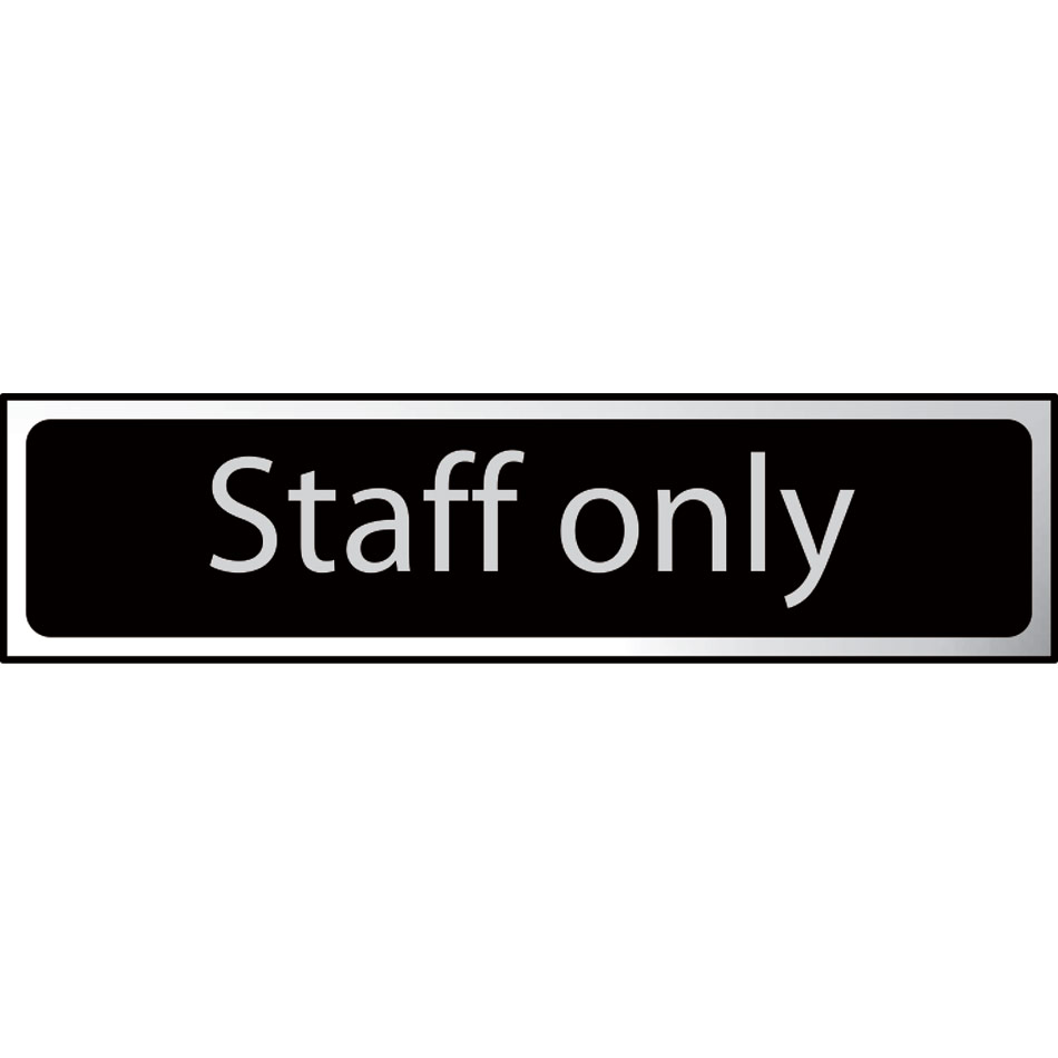 Staff only - CHR (200 x 50mm)