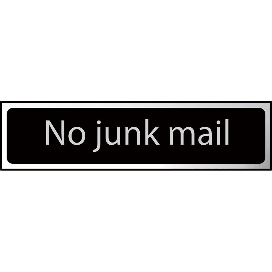 No junk mail - CHR (200 x 50mm)