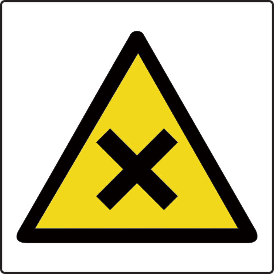 Irritant symbol - Labels (50 x 50mm Roll of 500)