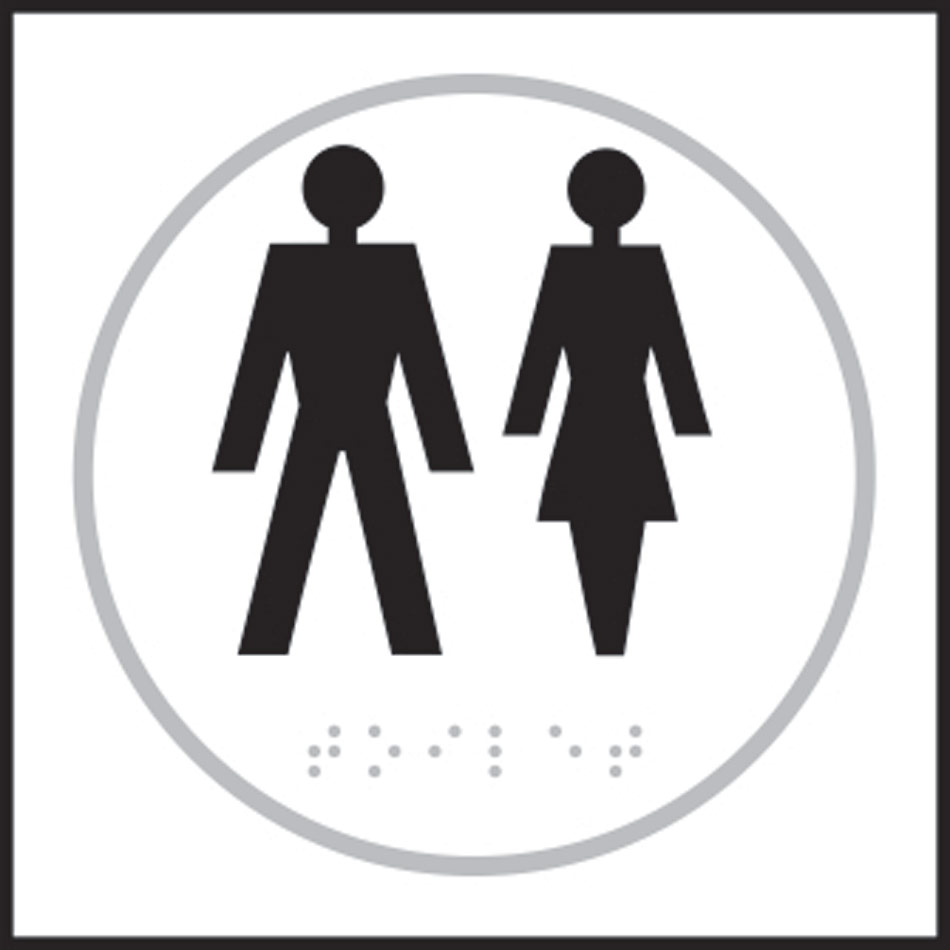 Gentlemen / Ladies graphic - Taktyle (150 x 150mm)