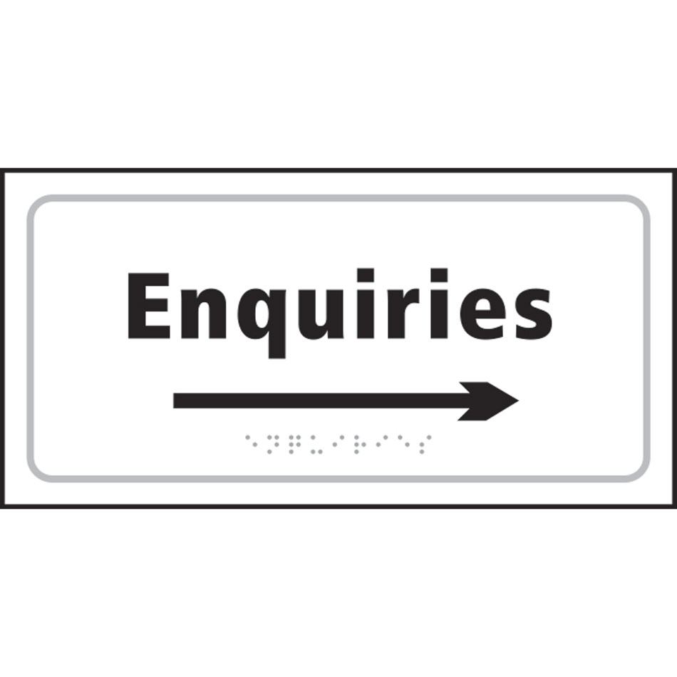 Enquiries arrow right - Taktyle (300 x 150mm)