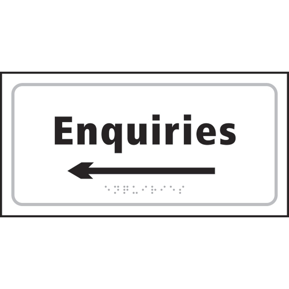 Enquiries arrow left - Taktyle (300 x 150mm)