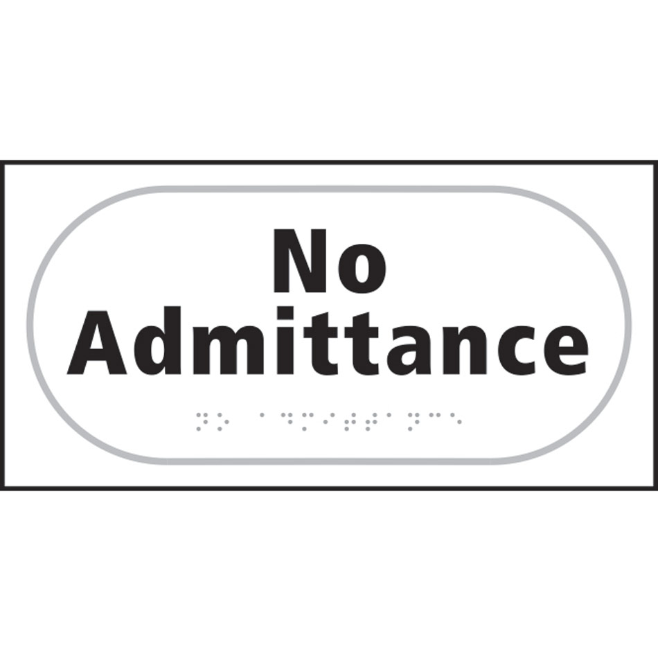 No admittance - Taktyle (300 x 150mm)