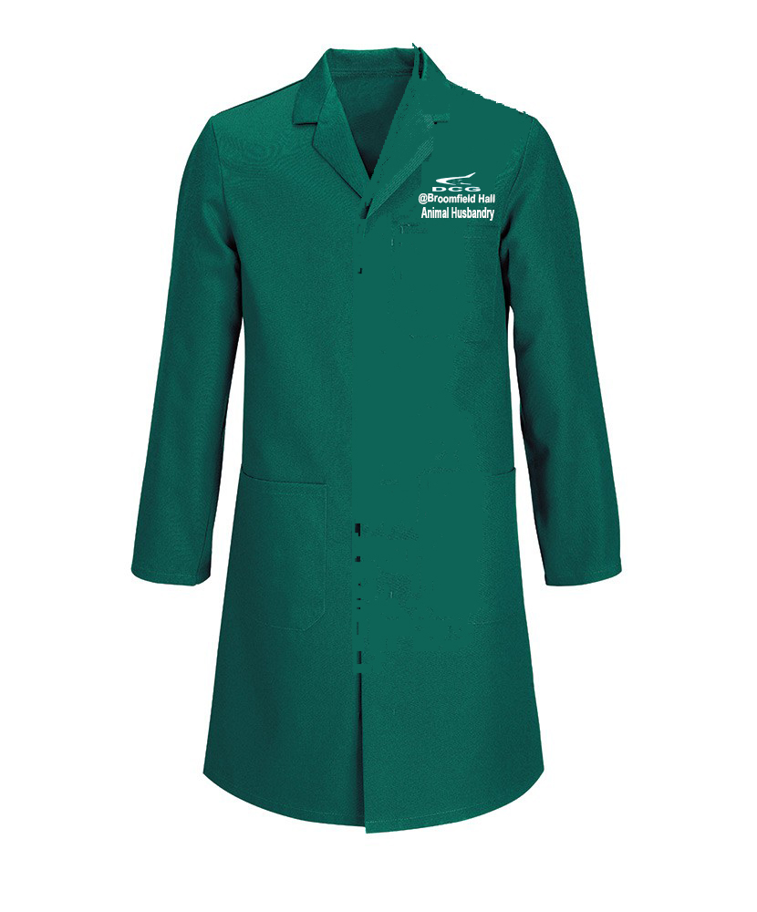 Download Lab Coat Bottle Green DGC Logo - First Safety